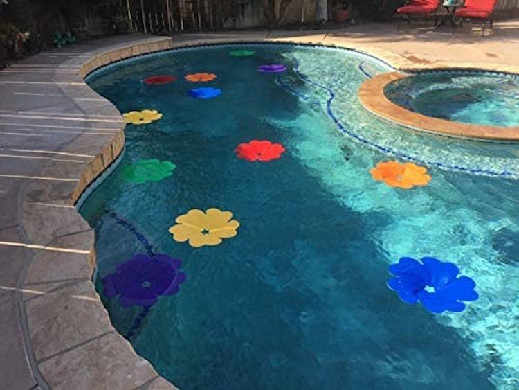 These Floating Solar Panel Flowers Heat Up Your Pool