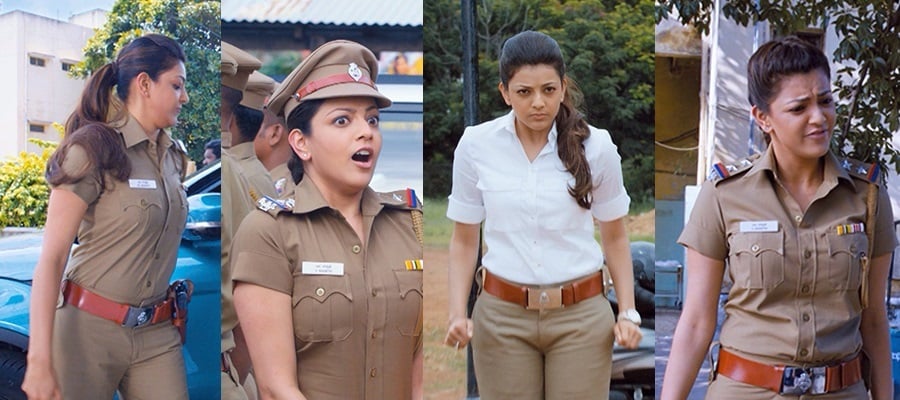 Kajal Agarwal In Police Dress