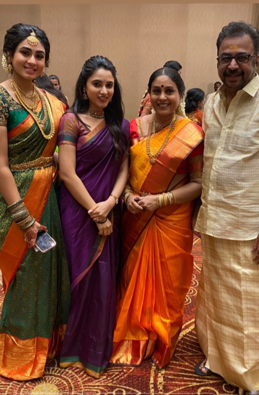 Saranya Pussy - Priyanka Mohan Spotted at Saranya Ponvannan Daughter s Wedding