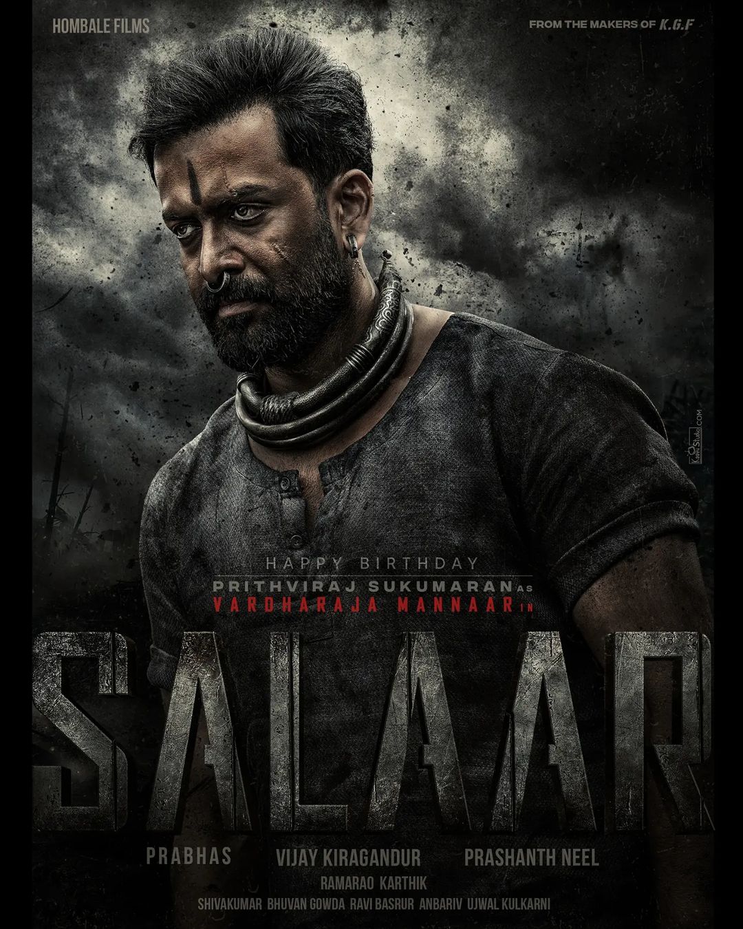Prashanth Neel shares Prithviraj Sukumaran s intriguing first look