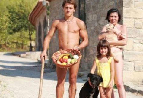 European Nudism - Nudist village people live without-clothes