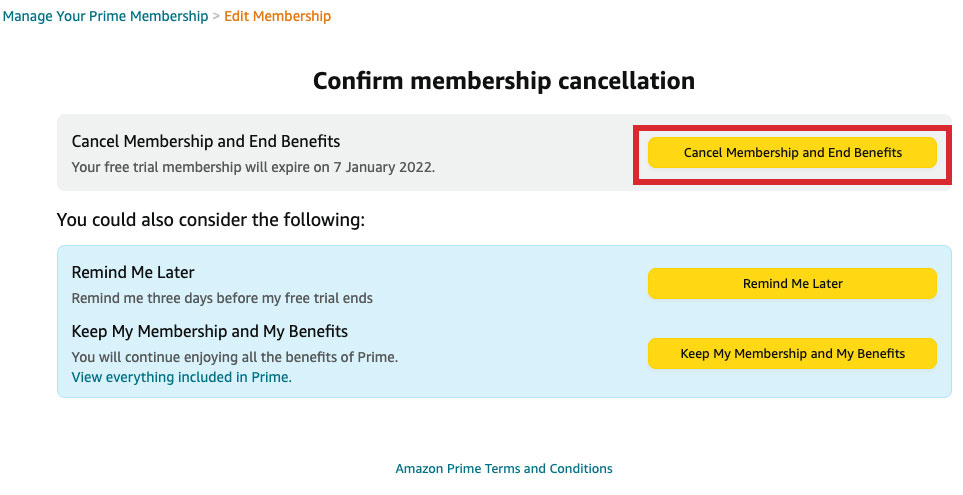 How to Cancel Your  Prime Membership and Subscriptions - IGN
