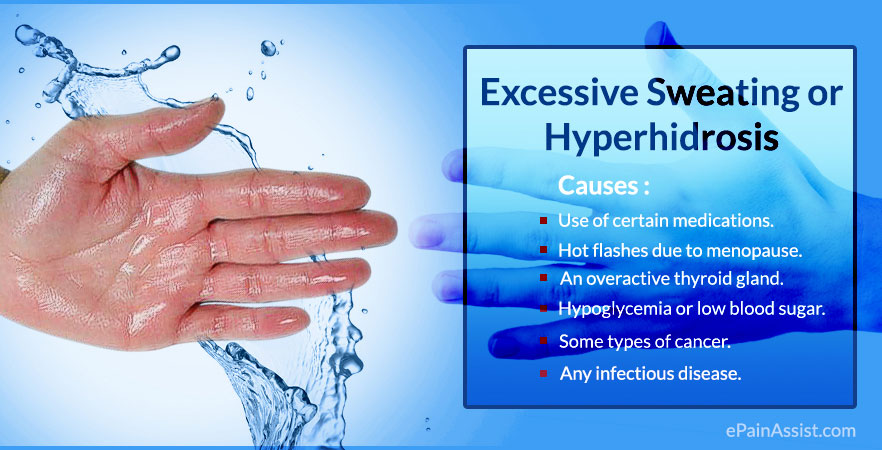 Excessive Sweating Problem Sweating a lot is a bad sign for health???
