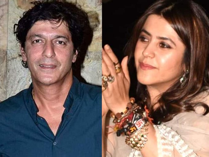 What did Ekta Kapoor wishes Chunky Pandey on her birthday?
