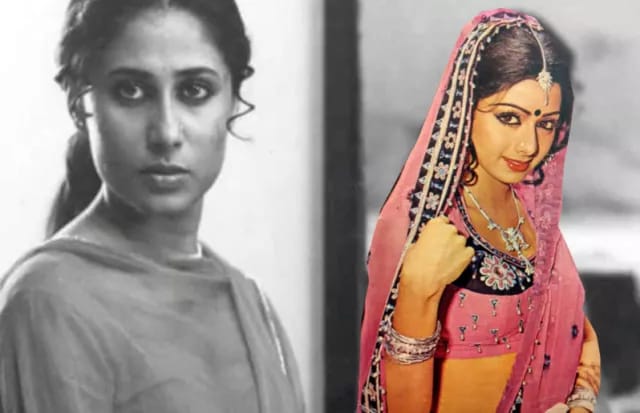 640px x 413px - Smita Patil accused Sridevi of being a s** symbol ?