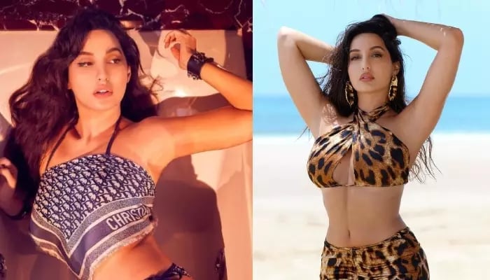 PICS: Nora Fatehi Raises Heat As She Steps Out In Bodycon Outfit