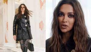 Deepika Padukone makes a jaw-dropping appearance at Louis Vuitton's show  with a black oversized outfit - Masala