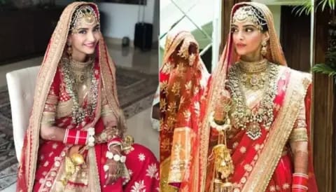 Sonam Kapoor s wedding lehenga has been displayed at NMACC