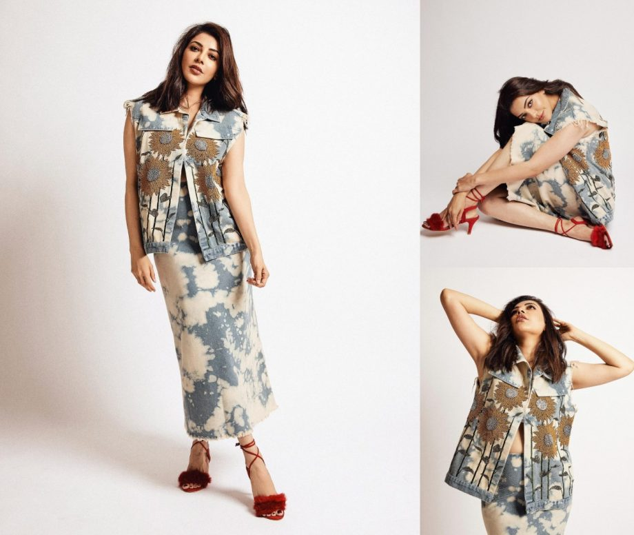 KAJAL AGGARWAL IN FELLED SEAM SET