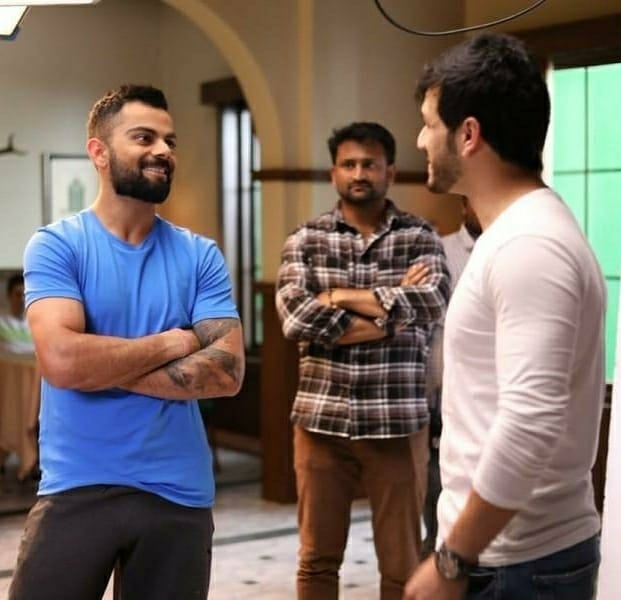 Akhil Akkineni Photos With Virat Kohli