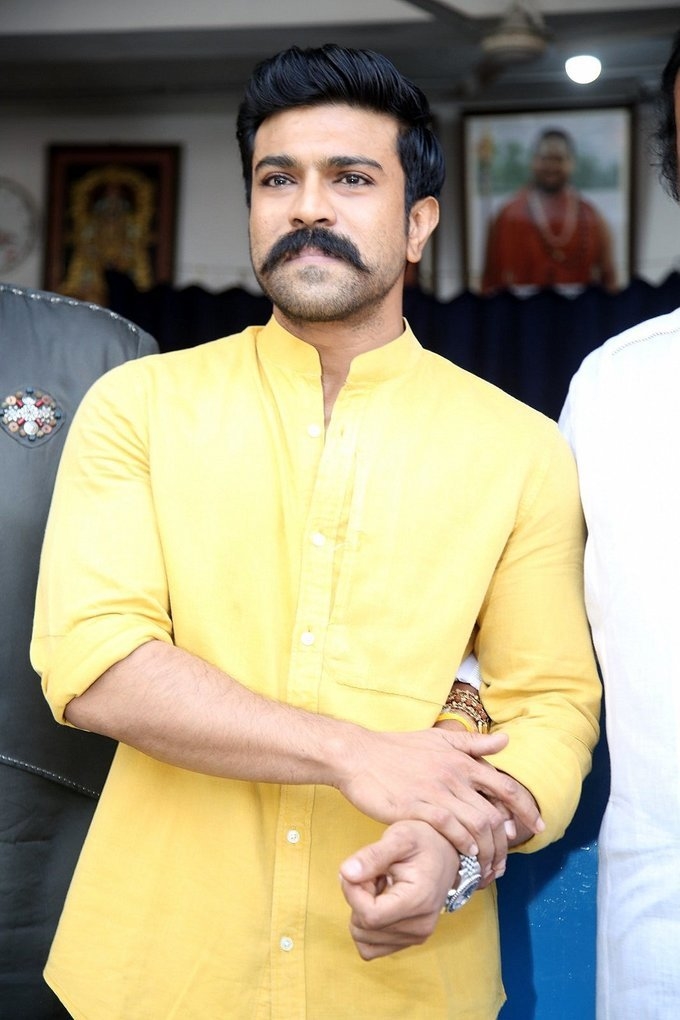 Ram Charan Teja At Aham Brahmasmi Movie Opening