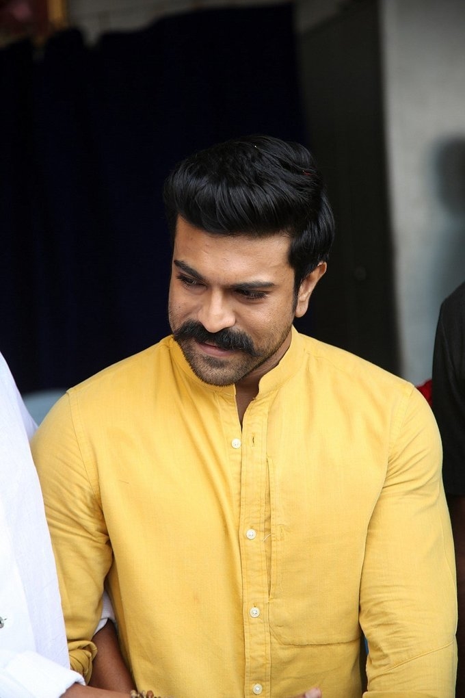 Ram Charan Teja At Aham Brahmasmi Movie Opening