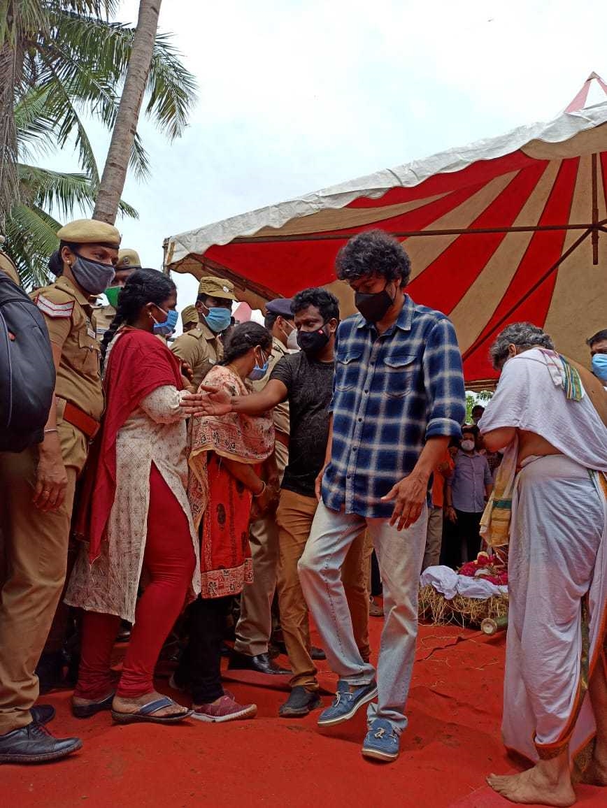 SP Balasubramanya Final Journey Photos