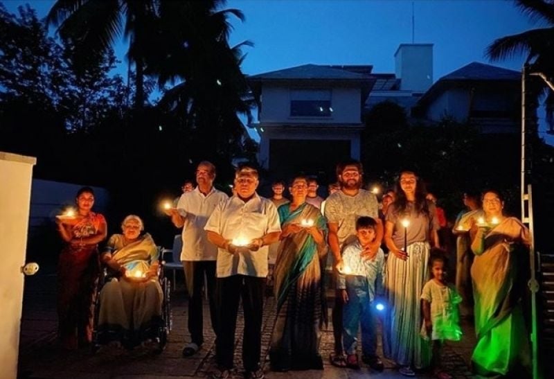 celebrities also followed 9 baje 9 minut in Pandemic days