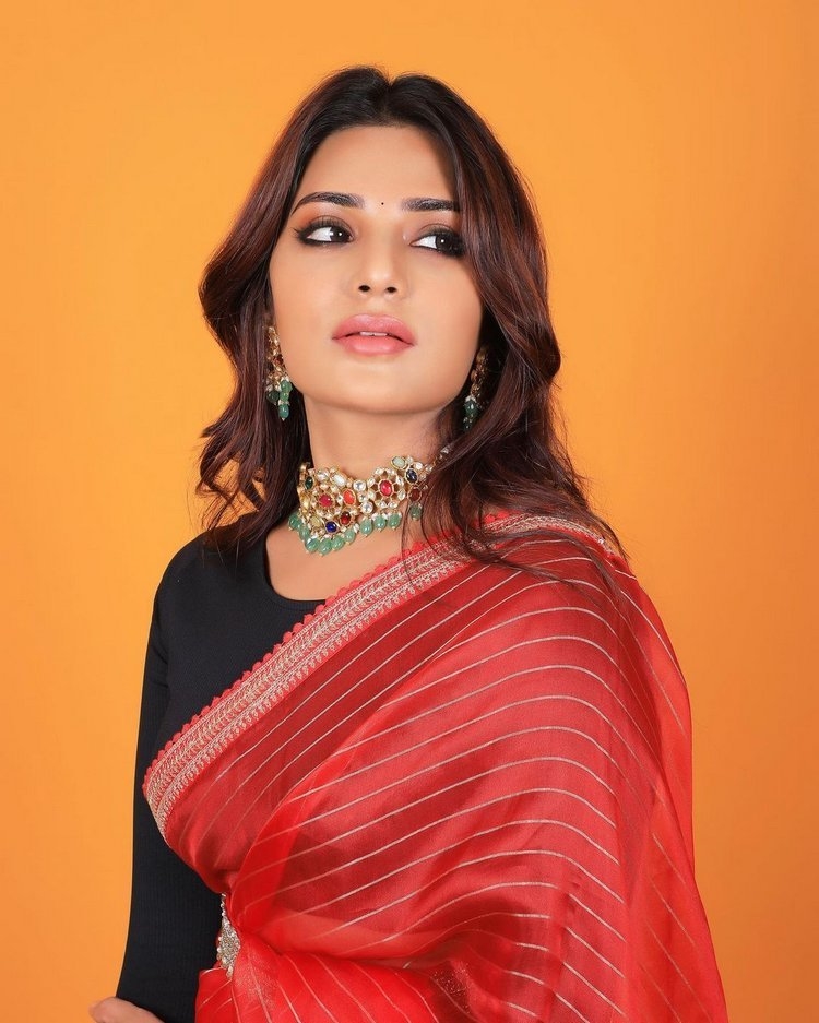 Aathmika latest Photos In Cute Looks