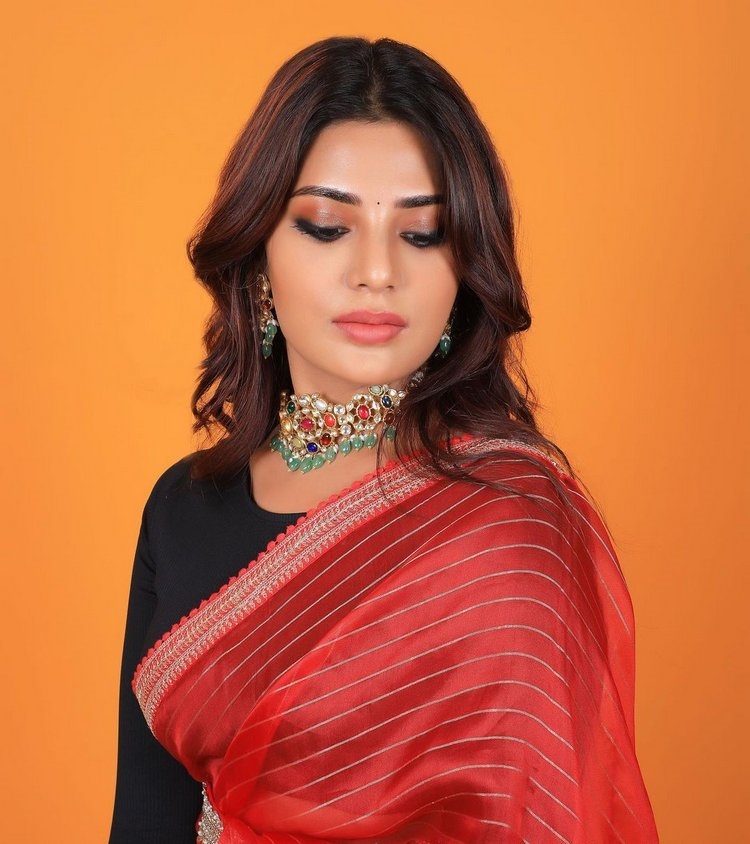 Aathmika latest Photos In Cute Looks