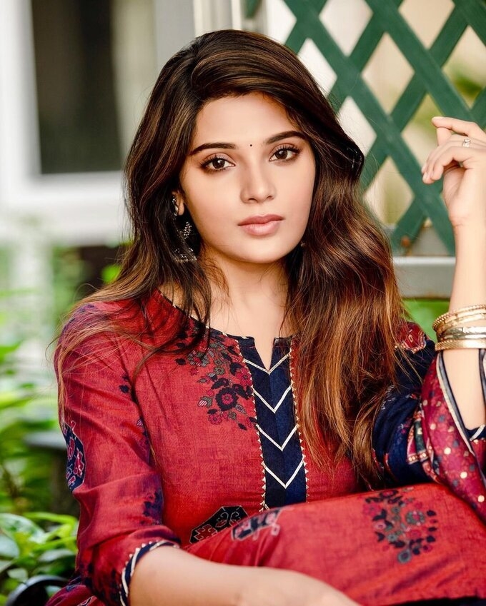 Actress Aathmika Latest Image Collection