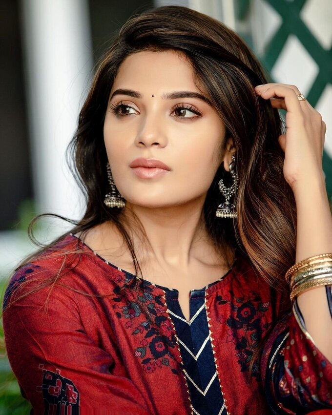 Actress Aathmika Latest Image Collection