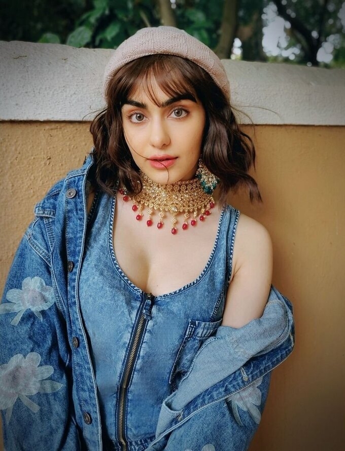 Actress Adah Sharma Latest Images In Denim Wear