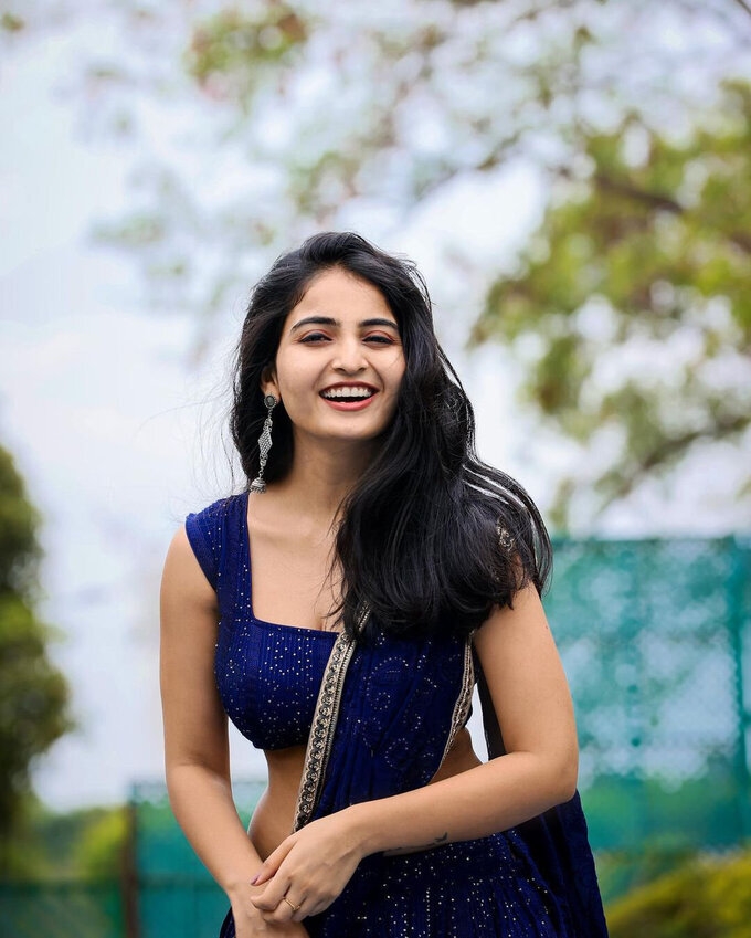 Actress Ananya Nagalla Images In Blue Attire