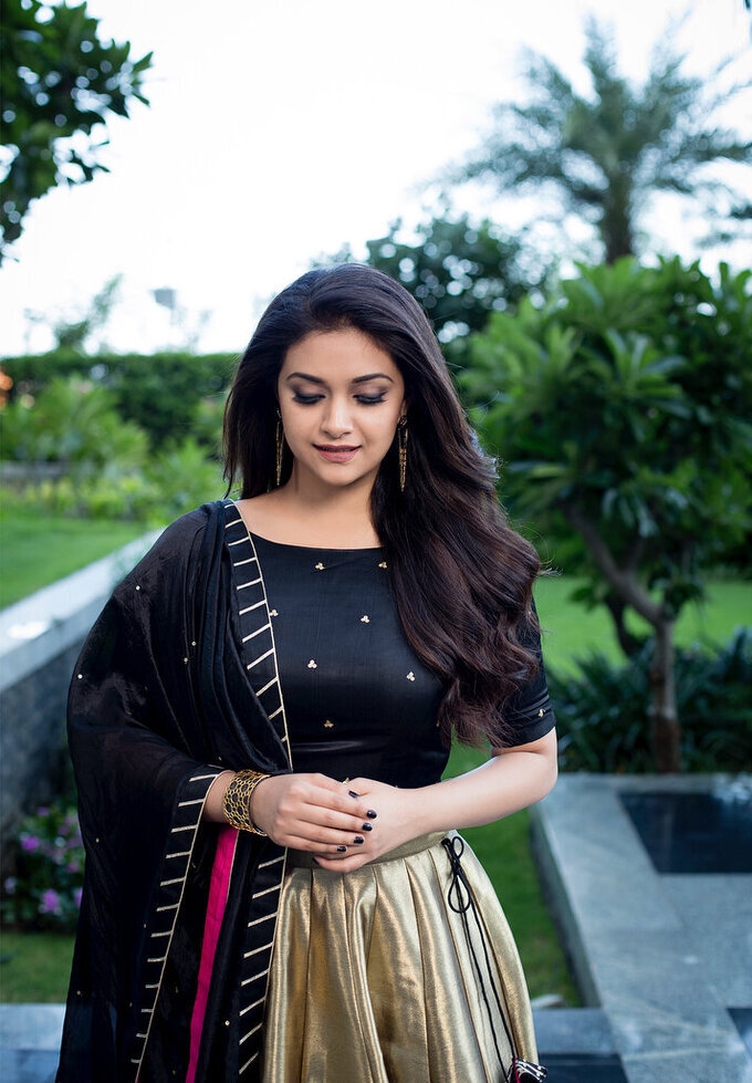 Actress Keerthy Suresh latest Image Collection