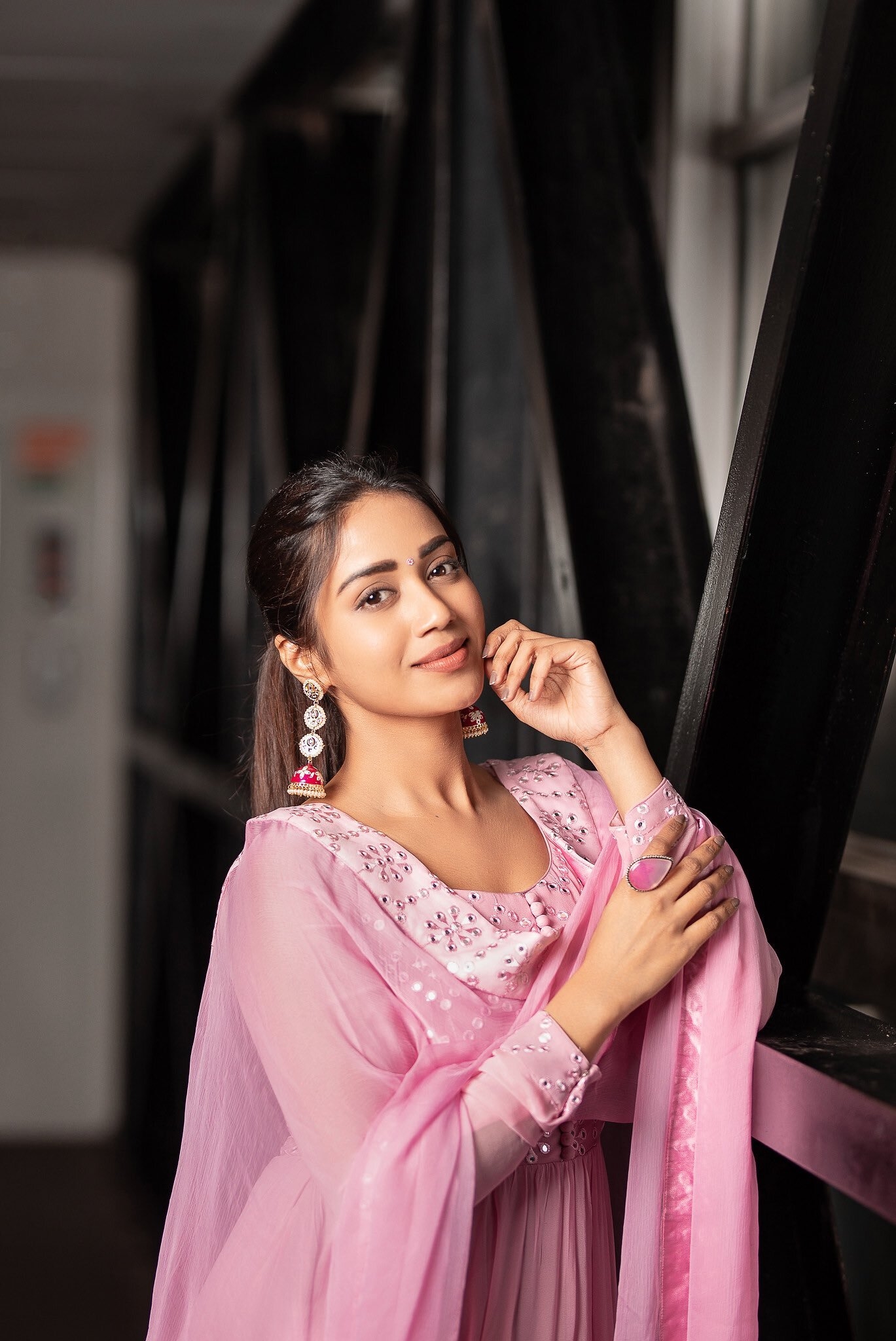 Actress Nivetha Pethuraj Traditional Attire