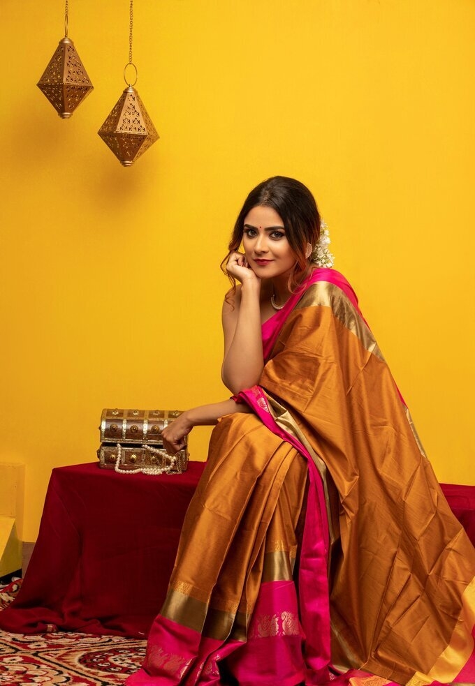 Actress Priyanka Sharma Latest Images In Saree