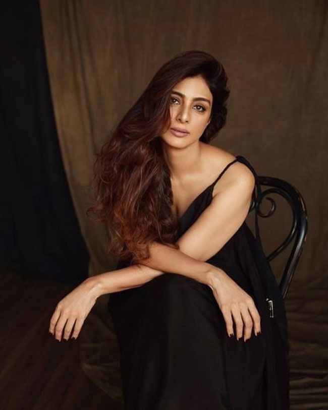 Actress Tabu Hot Images In Black Attire