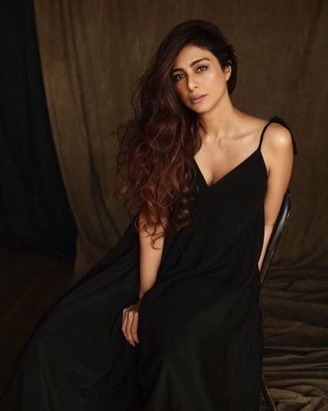 Actress Tabu Hot Images In Black Attire