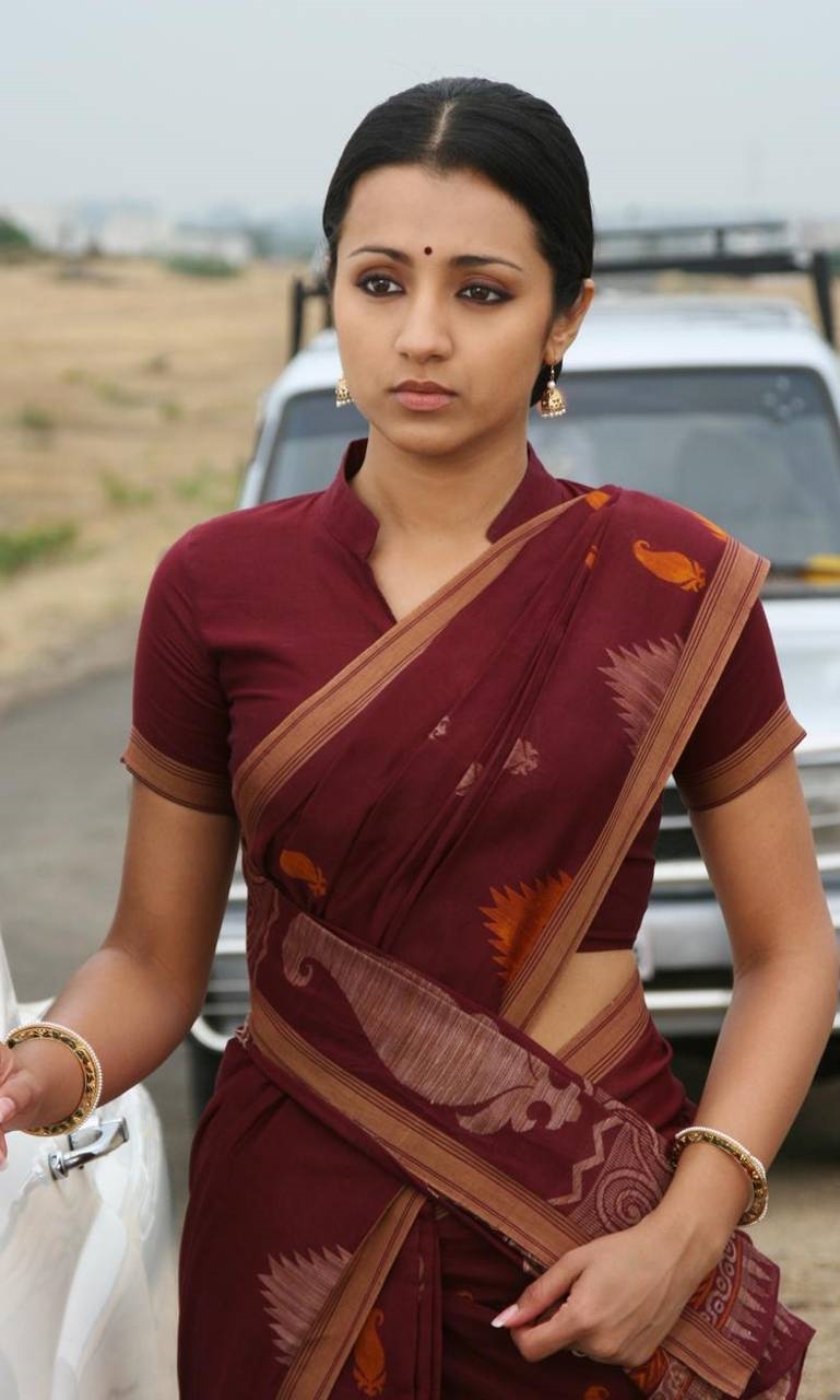 Actress Trisha Krishnan Stunning Images In Saree