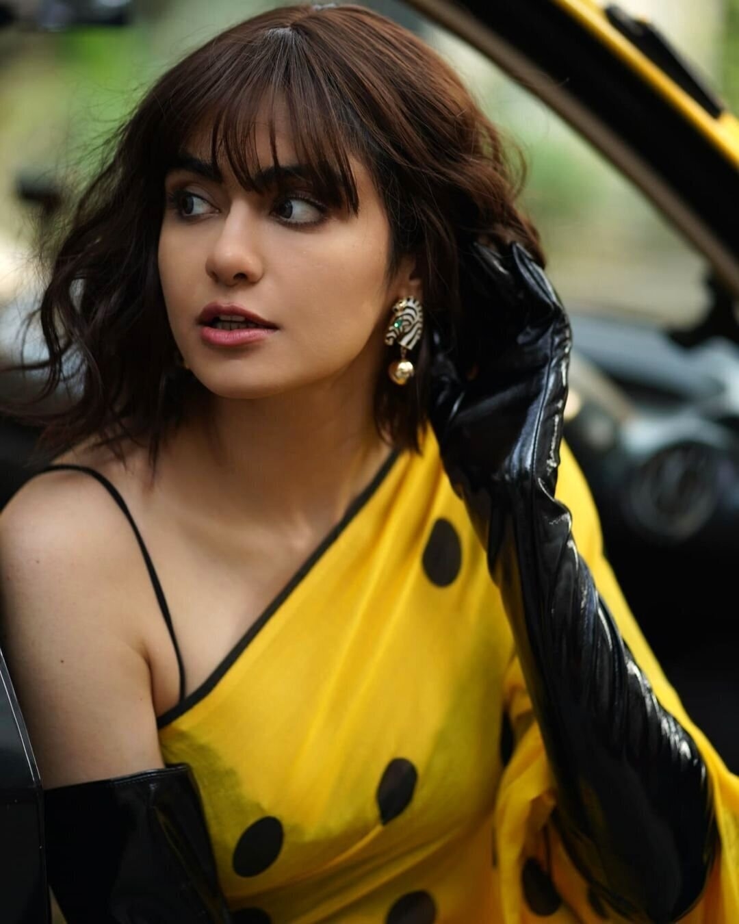 Adah Sharma Images In Yellow Dress
