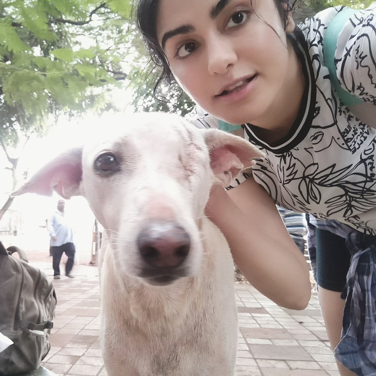 Adah sharma cute photos with pets