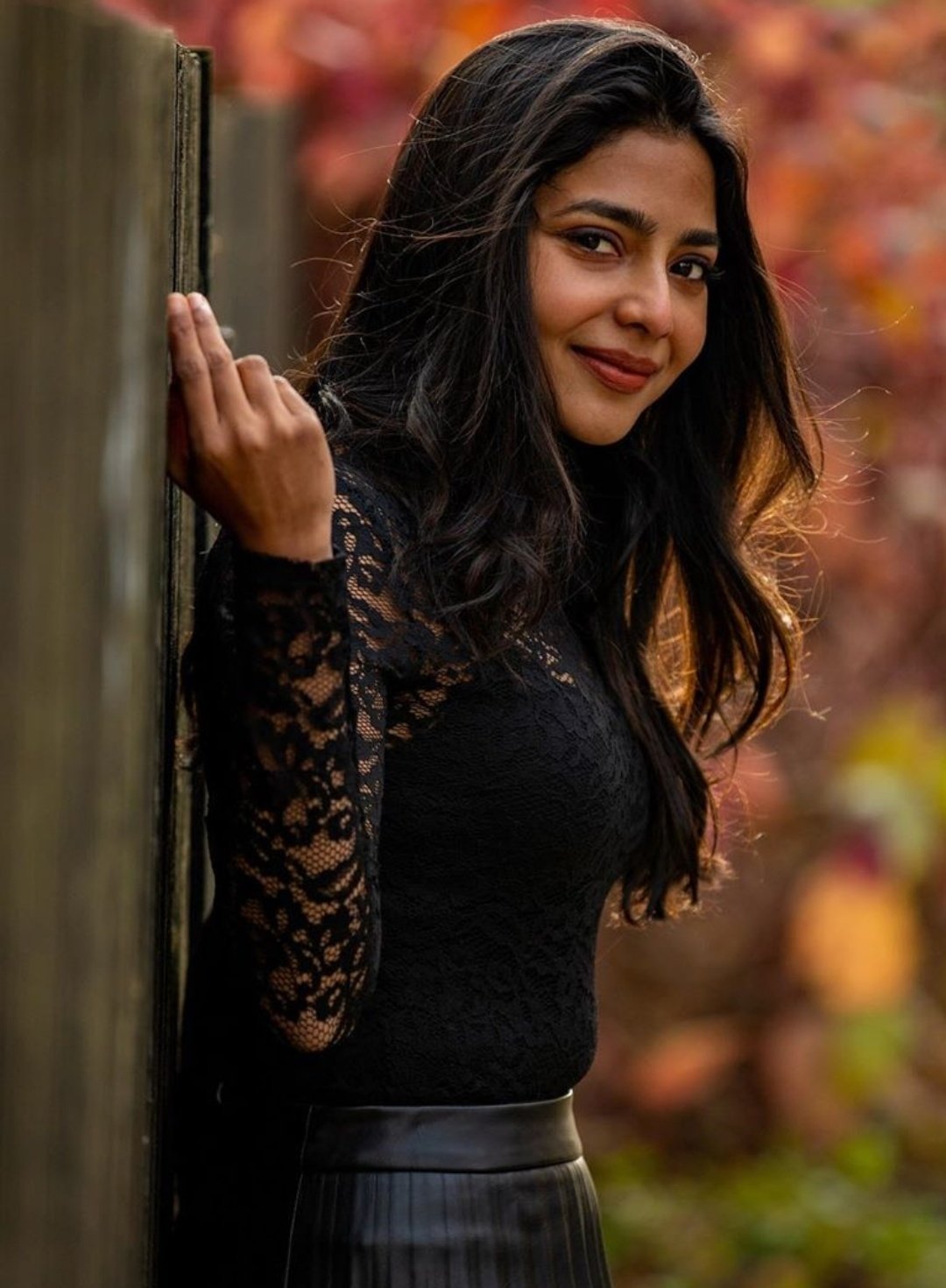 Aishwarya lekshmi Net Crop Top