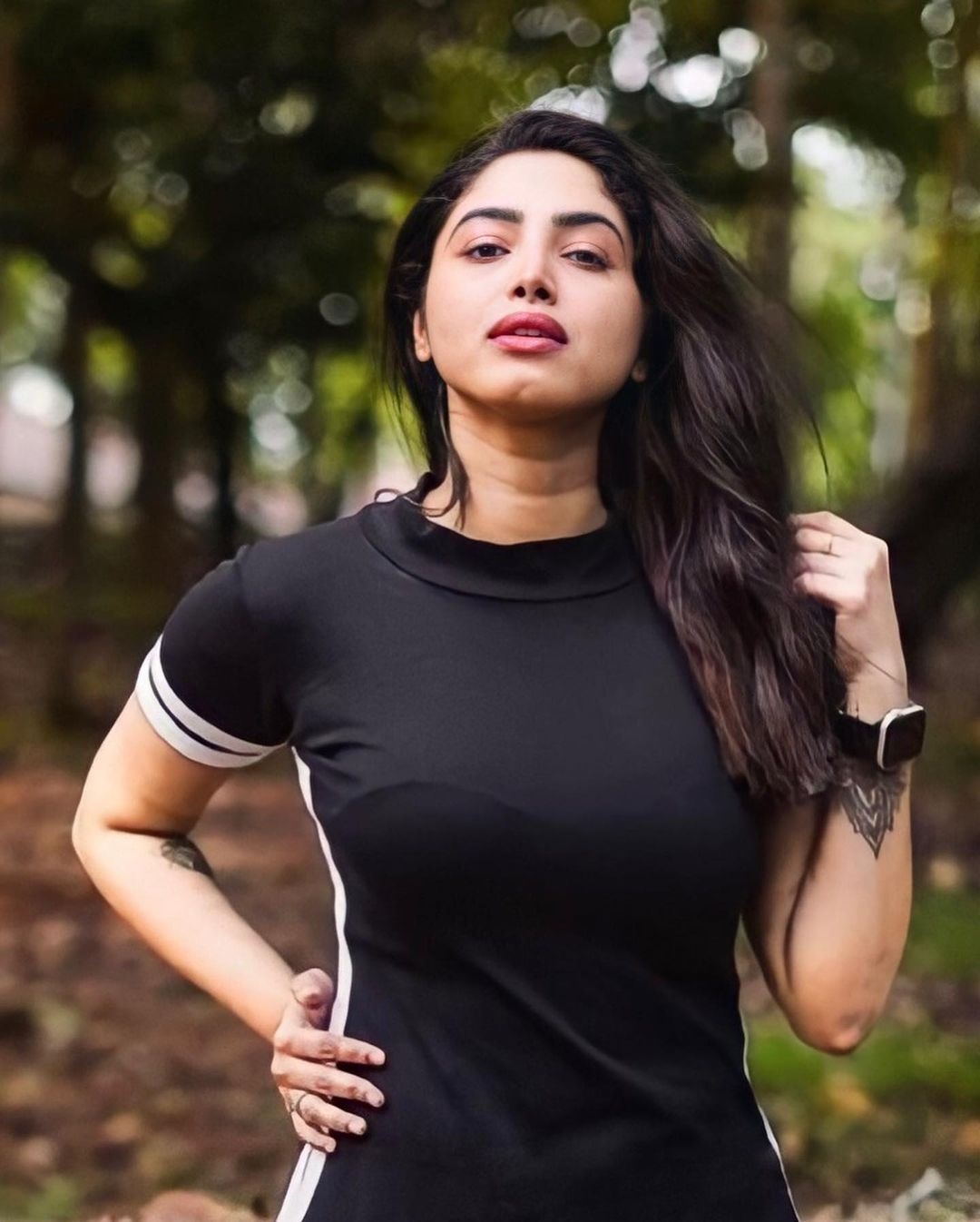 Ameya New Stills in black top