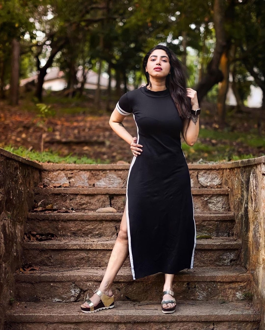 Ameya New Stills in black top