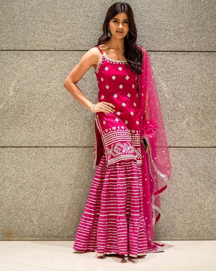 Amritha Aiyer Clicks In Shoot In Pink Dress