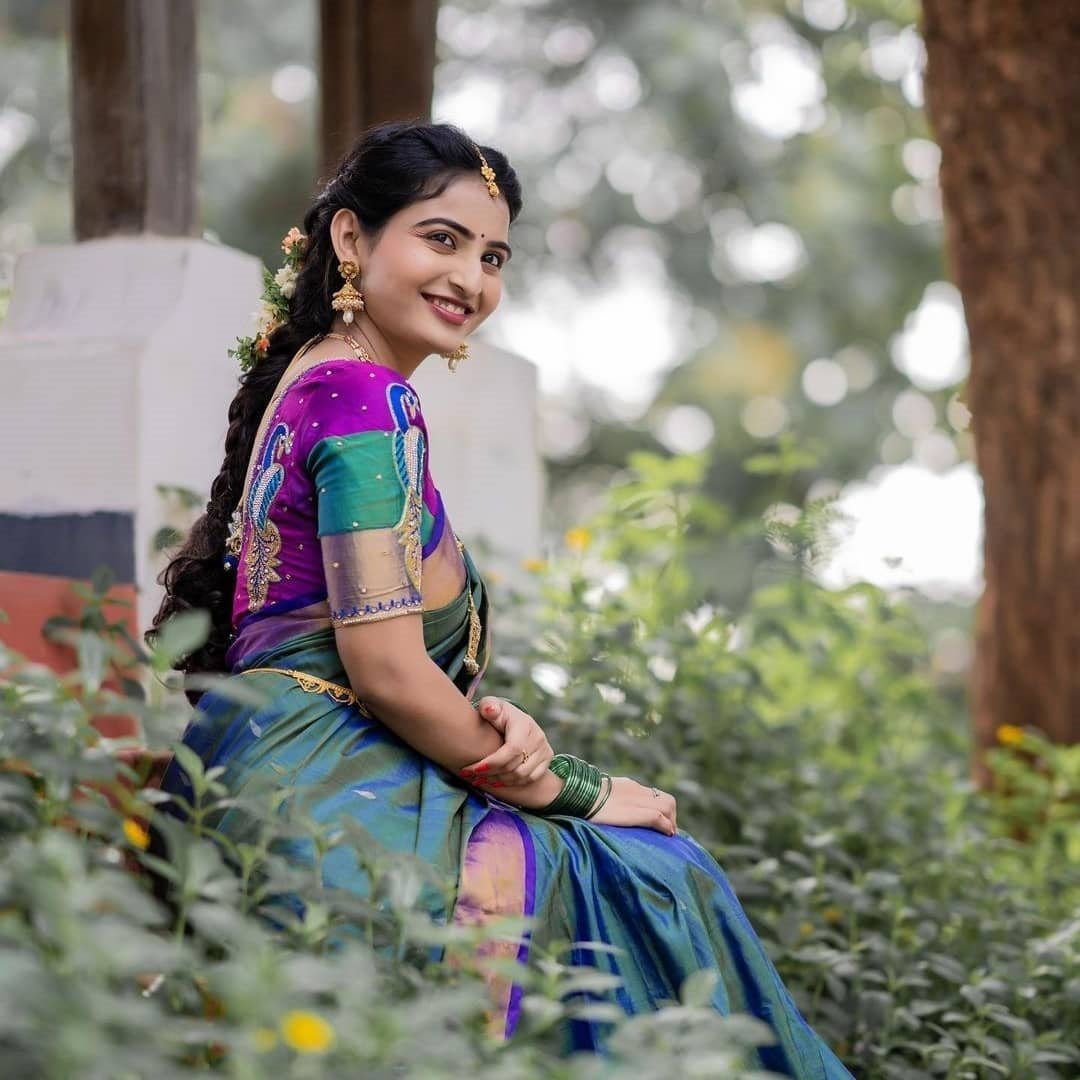 Ananya Nagalla Images In Traditional Saree