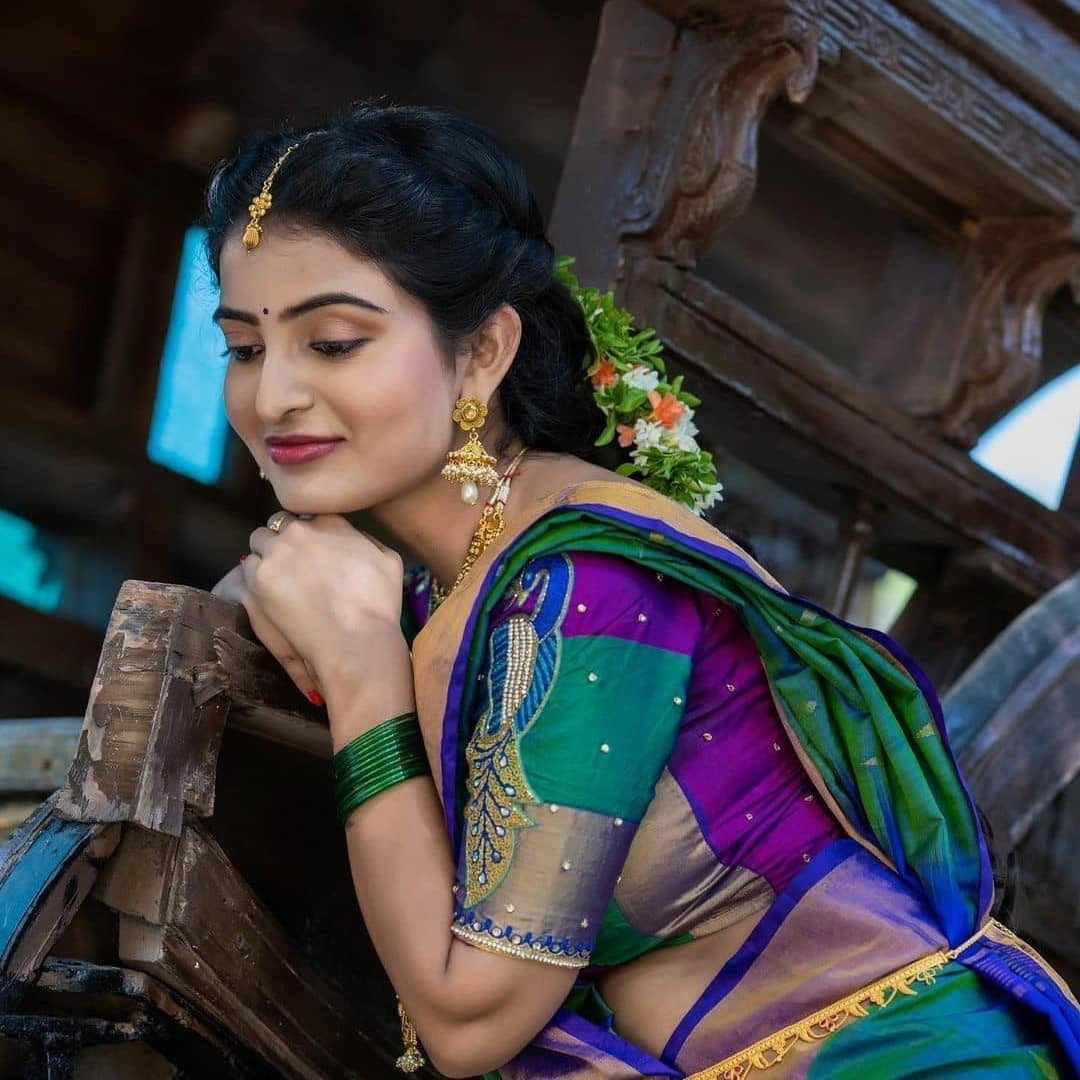 Ananya Nagalla Images In Traditional Saree