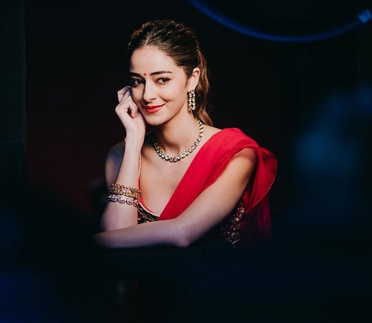 Ananya Panday New Images In Saree