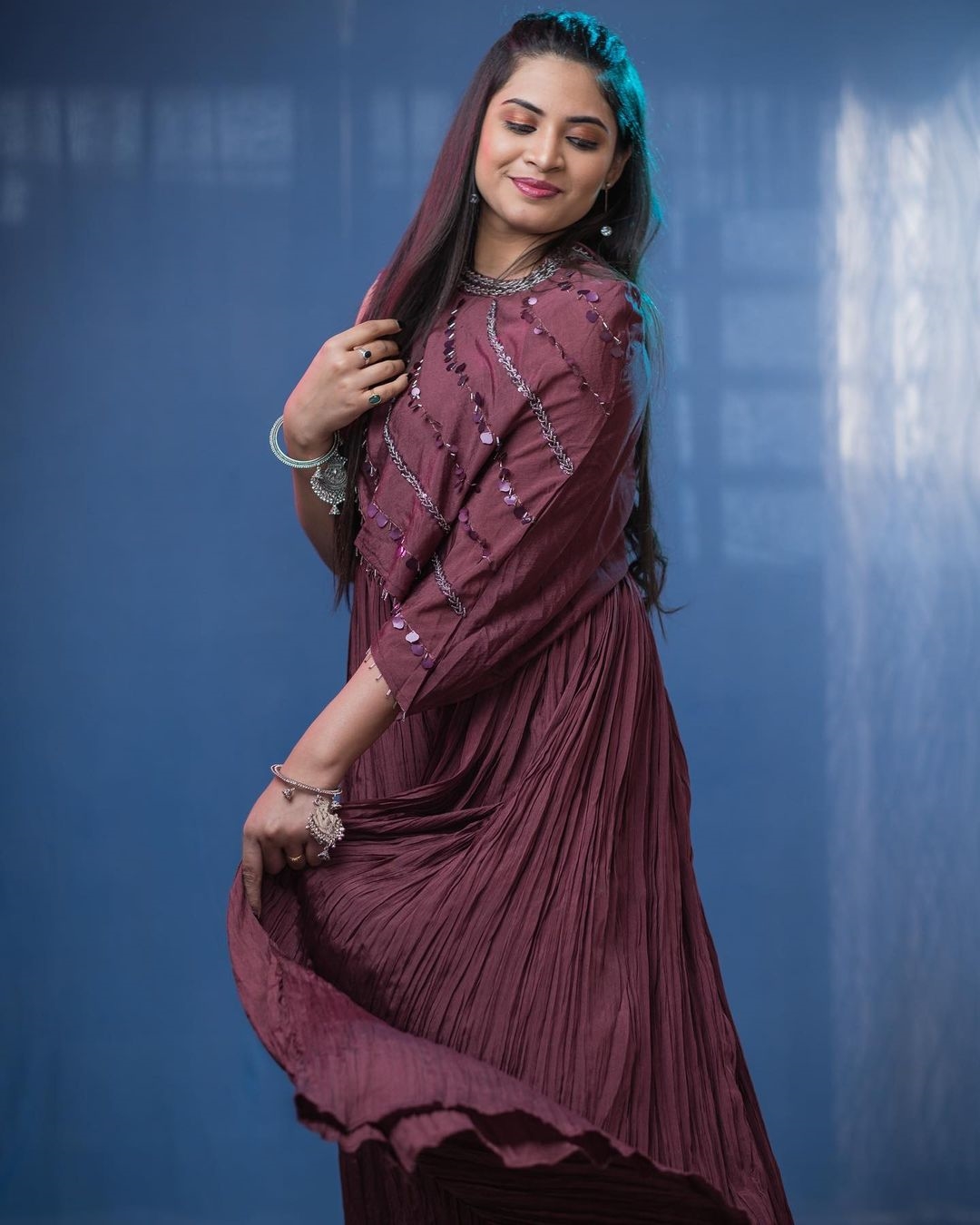 Anchor Meghana New Images