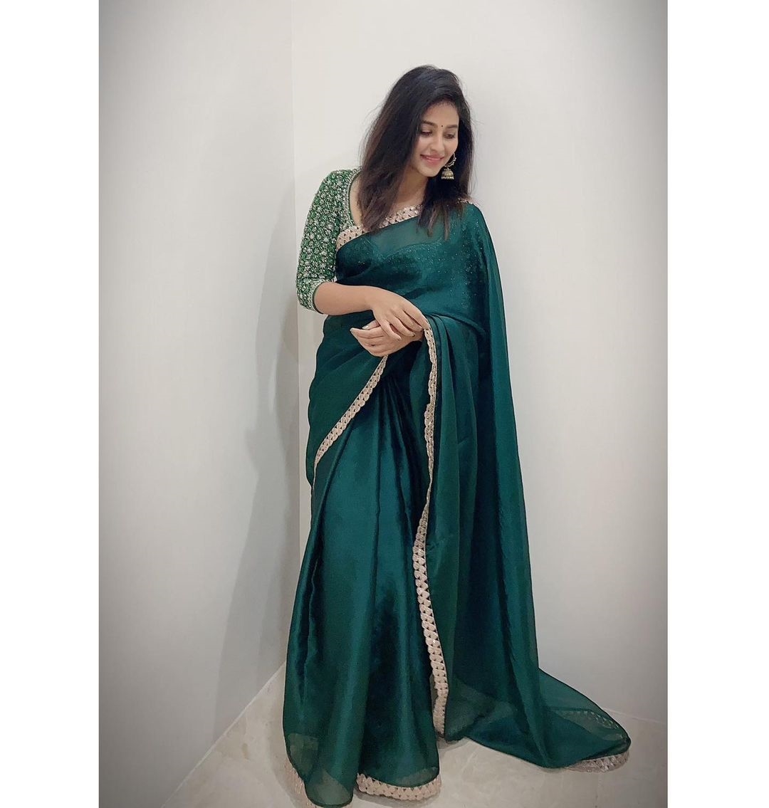 Anjali New Clicks In Sarees