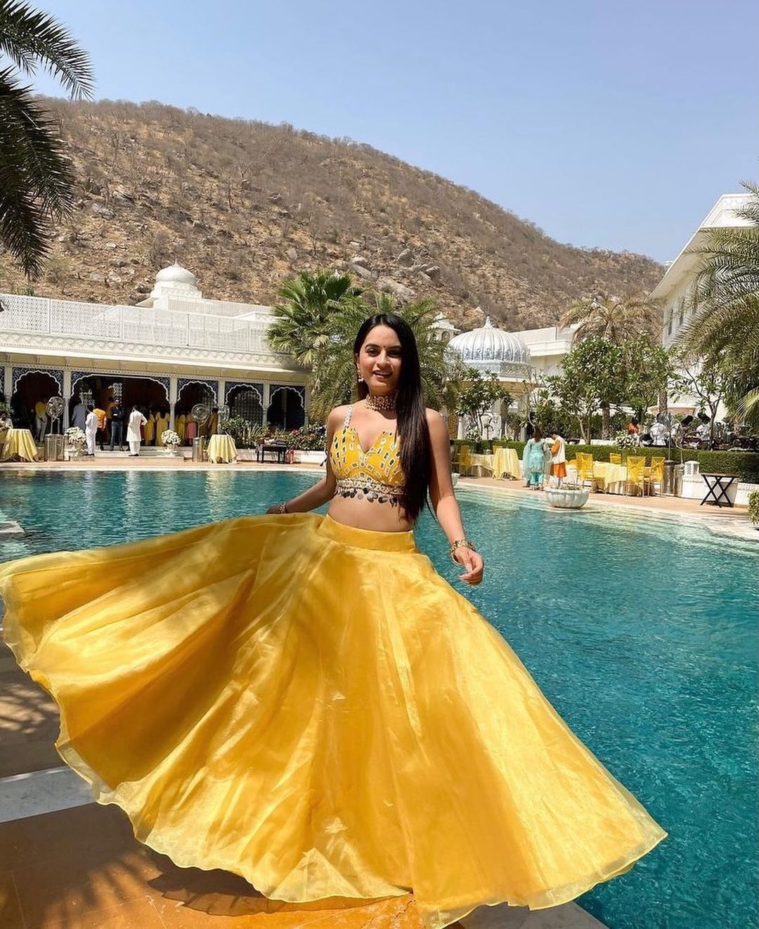 Bollywood Actress New Images In Yellow Dress