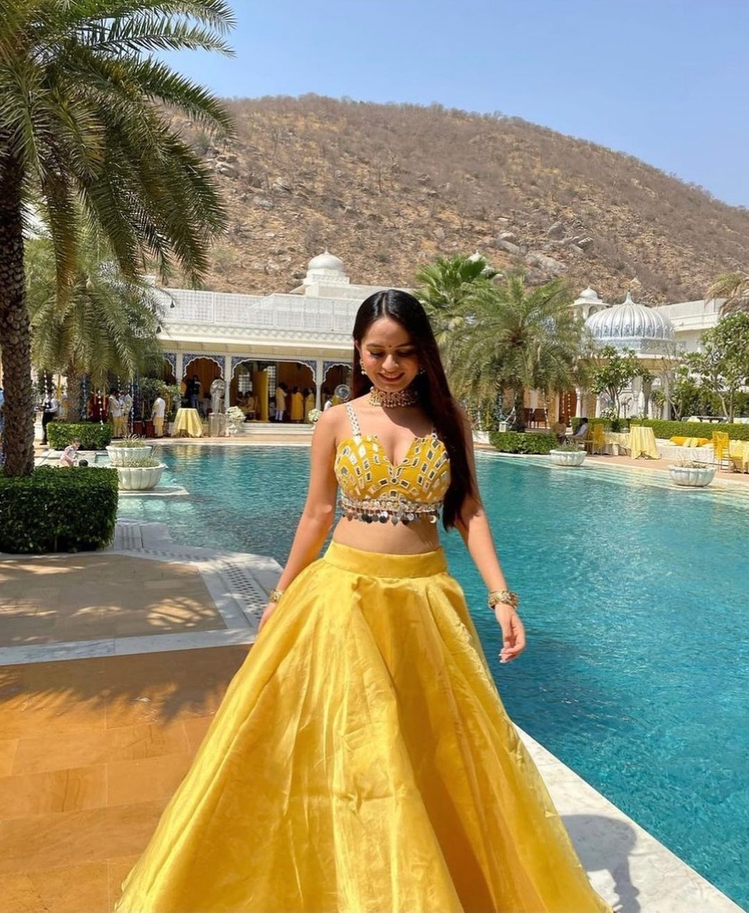 Bollywood Actress New Images In Yellow Dress