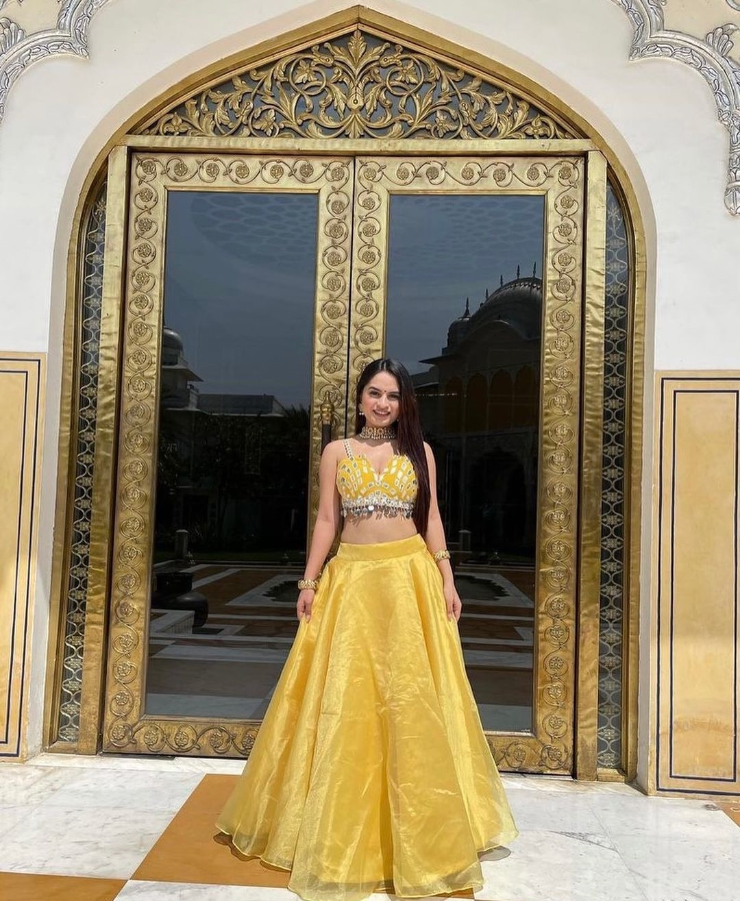 Bollywood Actress New Images In Yellow Dress