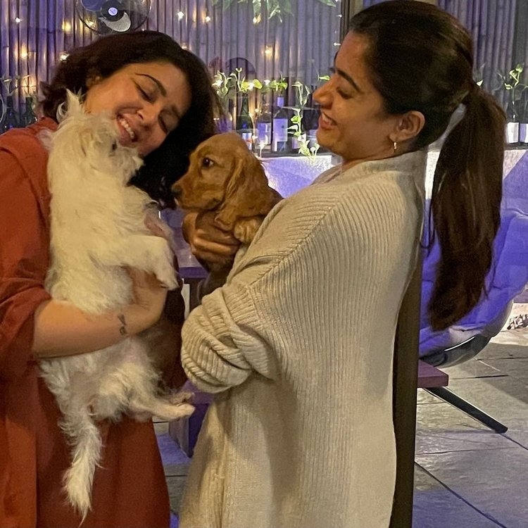 Charmme New Images with Rashmika