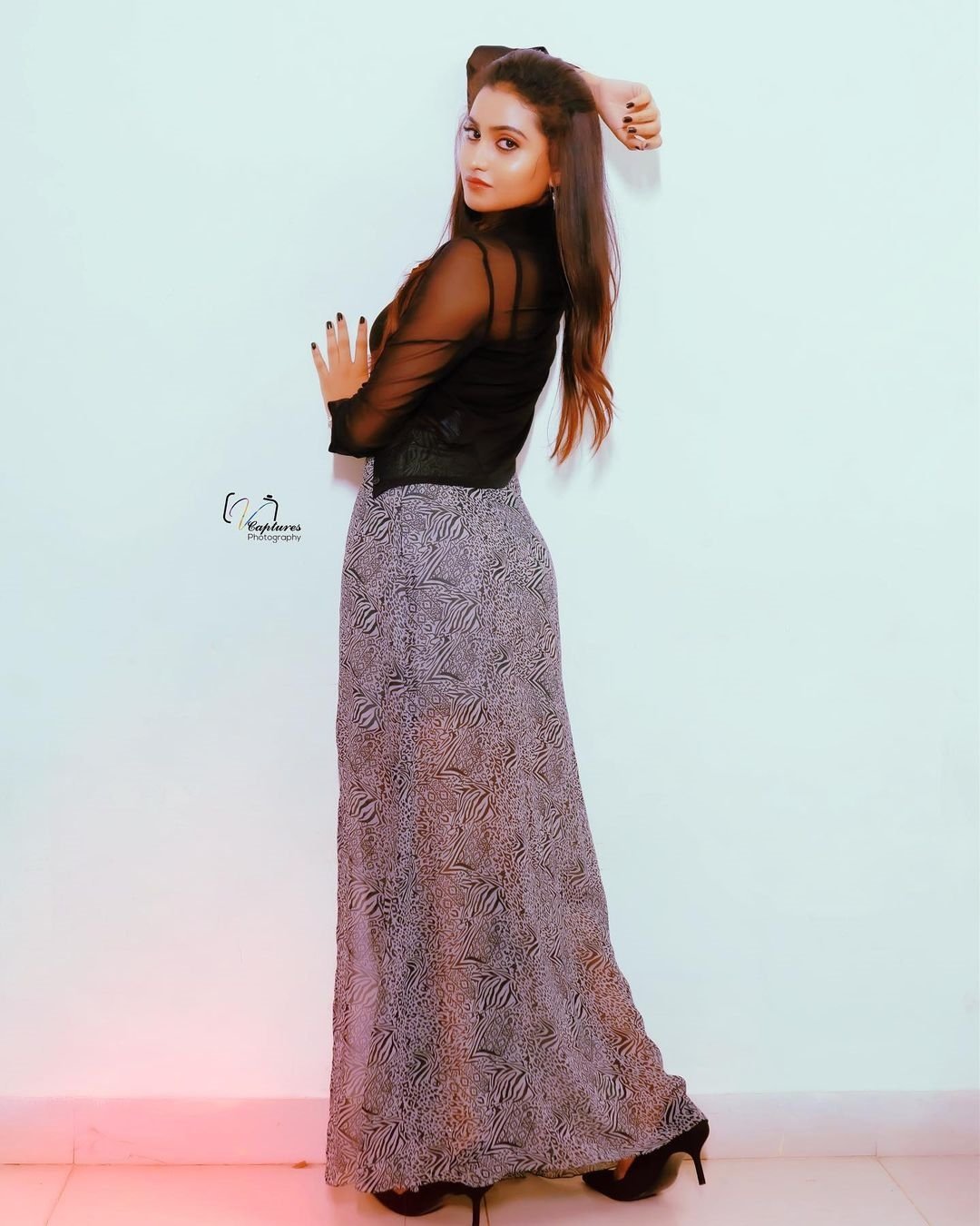 Deepika Pilli Hot Photos In Black Dress