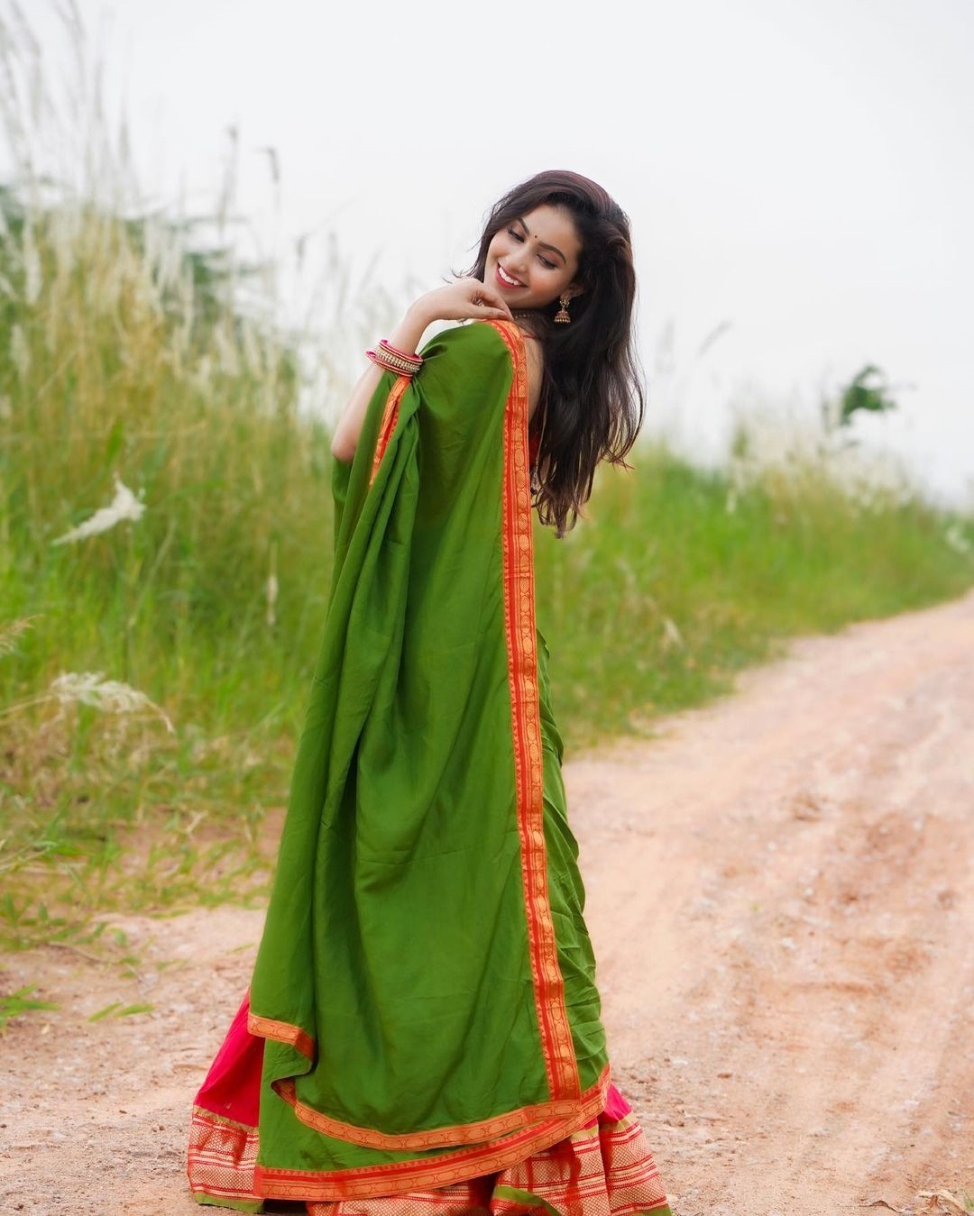 Deepika Pilli New Images In Half Saree