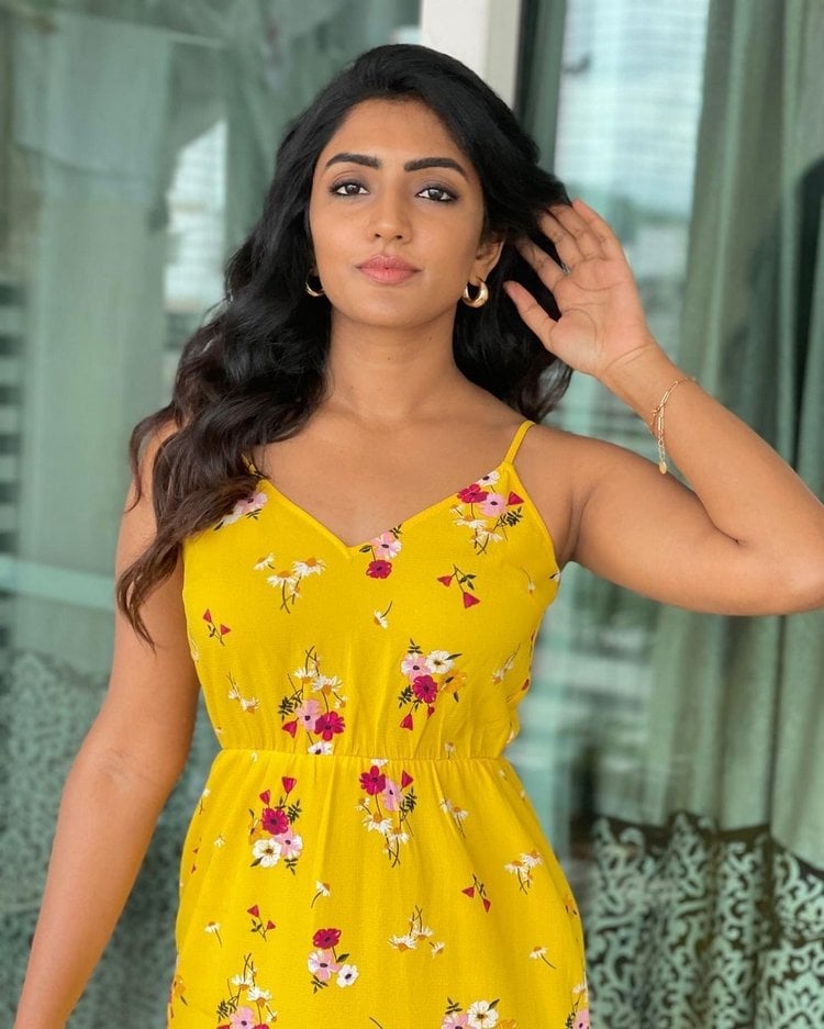 Eesha Rebba Hot Photos In Yellow Frock