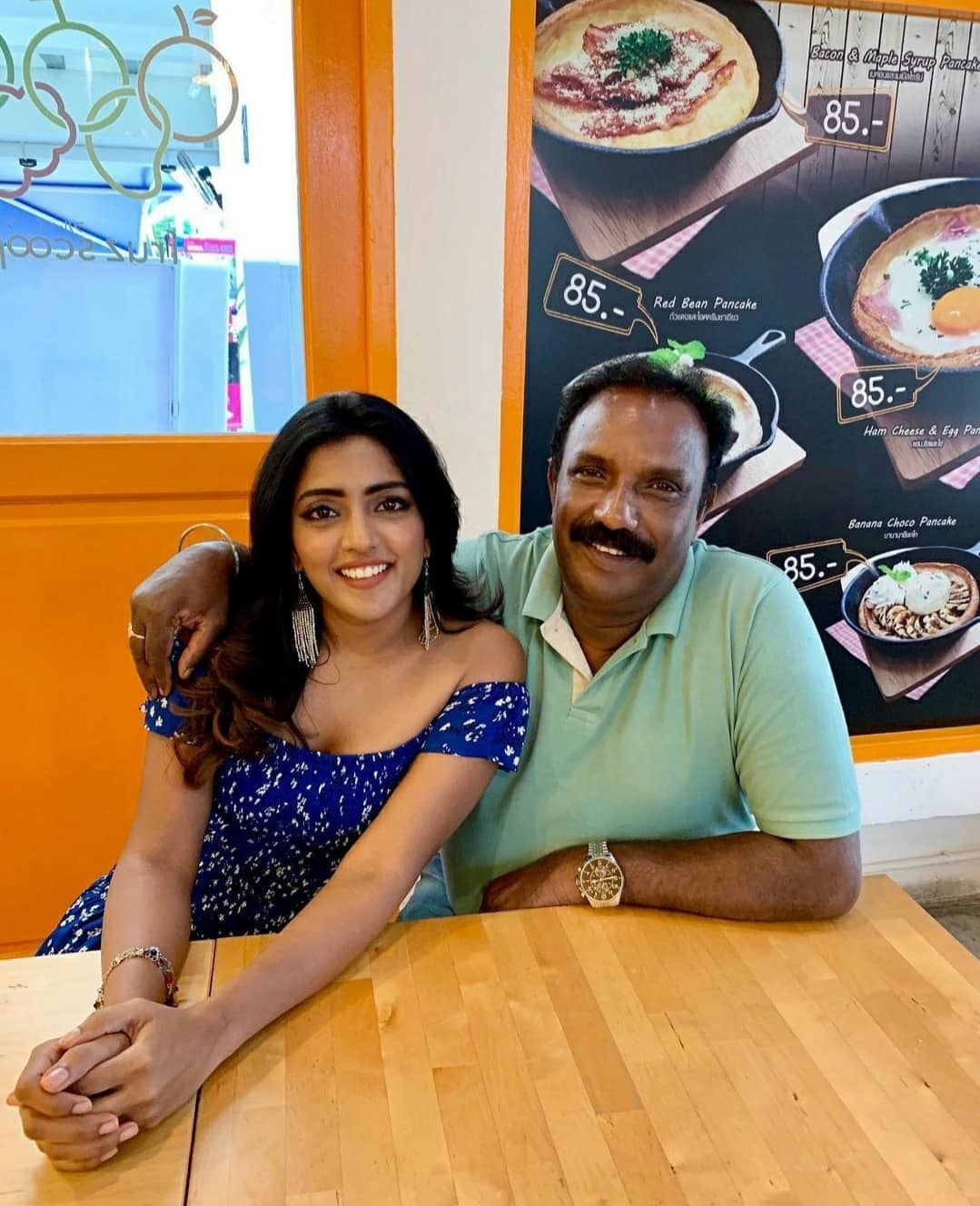 Eesha Rebba Latest Photos With Her Father