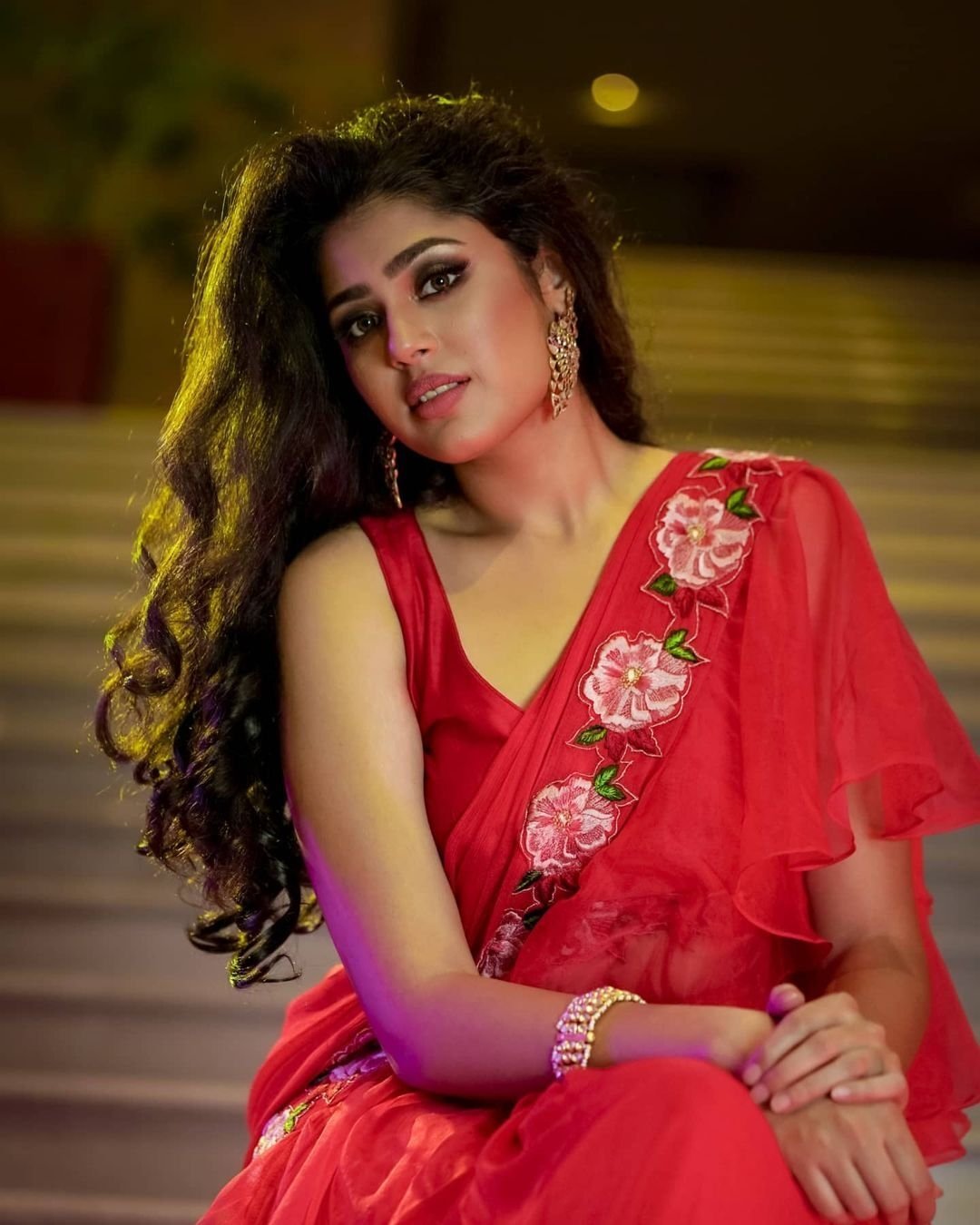 Faria Abdullah Hot Photos In Saree